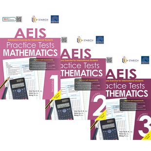 【自营】SAP AEIS Practice Tests Mathematics Secondary 1-3 新加坡AEIS 国际考试模拟练习 初中数学 初一-初三 英文原版进口书