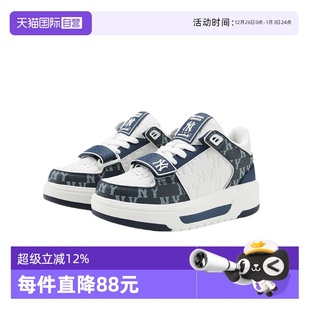 自营 3ASXCMM4N MLB 老花复古学院风运动板鞋 50NYS 男女学长鞋