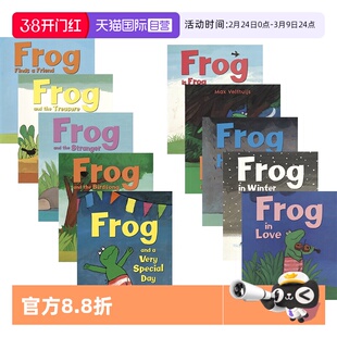 【自营】The Frog 青蛙弗洛格的成长故事10册 Frog is Frog 睡前故事亲子共读绘本 情商管理逆商培养 Finds a Friend 儿童英文原版