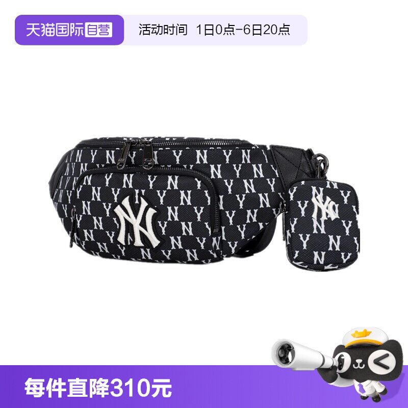 MLB腰包时尚休闲胸包复古老花图片