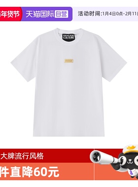 【自营】VJC 范思哲 男士棉质圆领短袖T恤 78GAHT08 CJ00T时尚