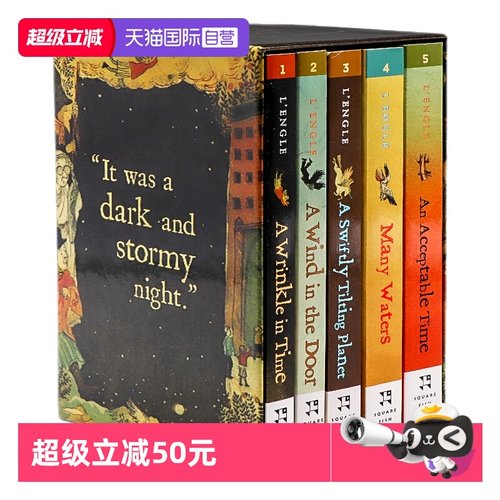 自营梅格时空大冒险5册英文原版