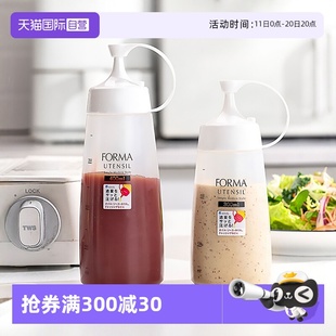 蜂蜜瓶食品级挤酱瓶厨房蚝油沙拉分装 日本Asvel 酱料瓶 自营