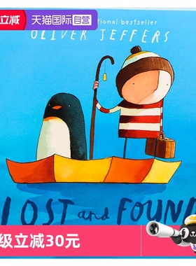 【自营】迷路的小企鹅 英文原版绘本 Lost and Found 摘星星的孩子系列 Oliver Jeffers 奥利弗杰弗斯 智慧小孩系列绘本平装