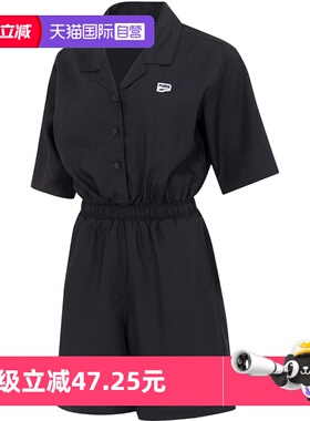 【自营】Puma彪马女装宽松运动服短裤翻领短袖收腰连体衣潮620632