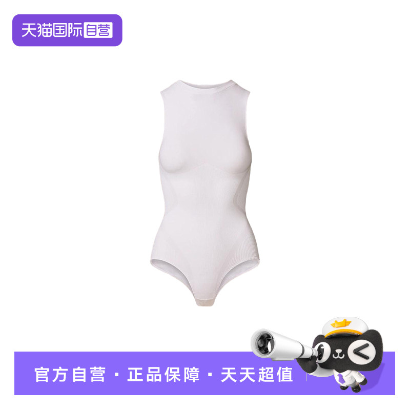 【自营】CK塑身连体衣女士收腹性感无痕弹性连体睡衣 LV00QF8325