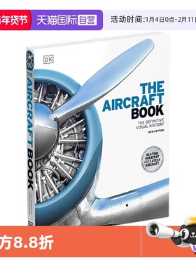 【自营】英文原版 DK航空器图解百科  The Aircraft Book 视觉历史图解图鉴 青少年科普百科读物 精装大开本 DK百科书