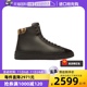 Bally 自营 巴利2024早春时尚 6305328 黑色牛皮高帮休闲鞋 男士