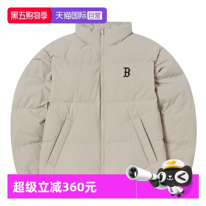 【自营】MLB羽绒服新款男女装情侣休闲服保暖外套运动服棉羽