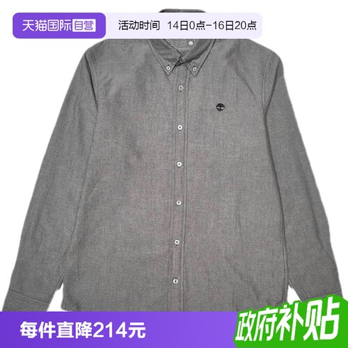 【自营】Timberland添柏岚男子运动休闲长袖衬衫A2ARQ-B68