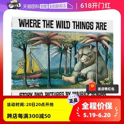 【自营】英文原版 Where The Wild Things Are 野兽出没的地方英国版野兽国吴敏兰书单凯迪克金奖绘本Maurice Sendak莫里斯桑达克