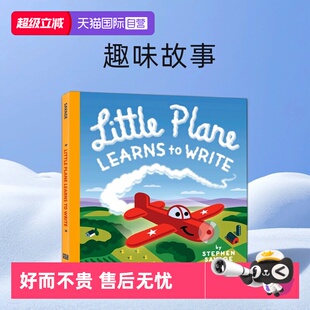 Little 斯蒂芬·萨维奇 趣味故事 小飞机 自营 英文原版 故事 Learns Plane 如何学习飞行 精装 Write