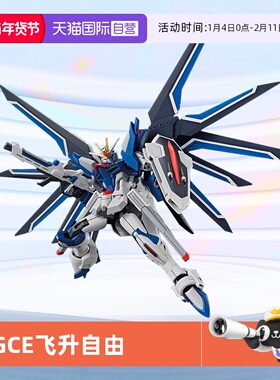 【自营】万代拼装模型 HG HGCE 1/144 飞升自由高达 SEED 剧场版