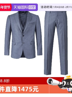 【自营】阿玛尼 ARMANI 男士西装西服西裤长裤套装 H41YMT 01514