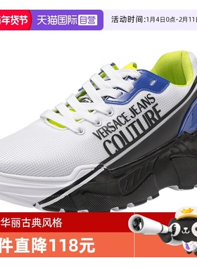 【自营】VJC范思哲 男士系带厚底休闲运动鞋 74YA3SCC ZS699商场