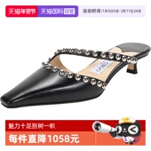 自营 Jimmy 女士穆勒鞋 ROS Choo周仰杰 中跟拖鞋 ZMZ包头