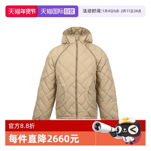 【自营】KENZO男士25年秋冬连帽拉链落肩绗缝宽松薄款羽绒服外套