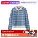 自营 新款 Marc Polo2025秋季 翻领撞色毛织套头衫 女条纹毛衣