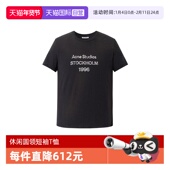 1996印花休闲圆领短袖 T恤 Studios秋冬男女同款 经典 自营 Acne