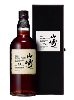 日本进口山崎25年威士忌700ml