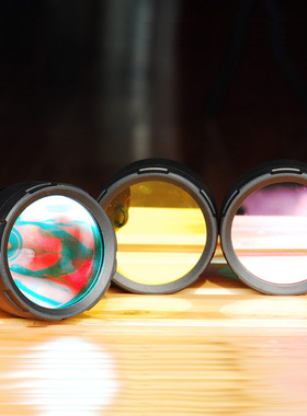 OLIGHT傲雷63mm红色/蓝色滤镜适用于神剑PRO 2/神火UB3T等手电