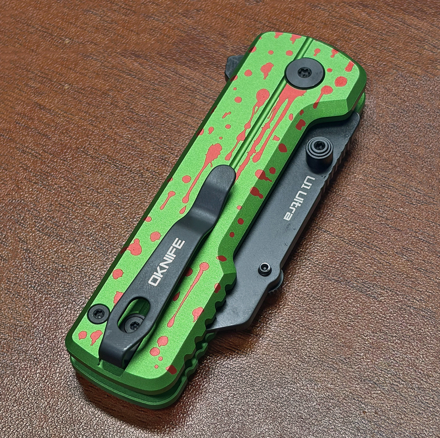 Oknife U1 Ultra钛合金折叠刀/EDC小折刀带锁/通用美工刀片原傲雷