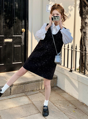 现货 2025春季新款衬衫背心裙两件套2C233-A022-P145-K228