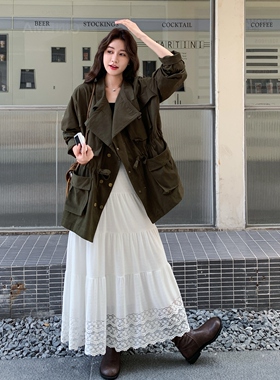 【首发现货】法式宽松休闲工装外套2C212- G180-P165-K238