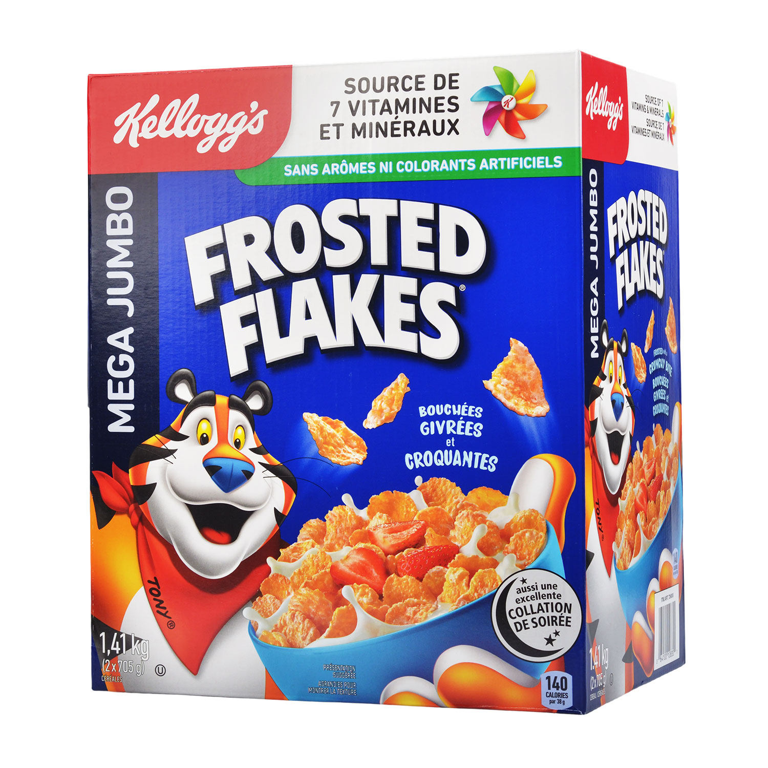 美国进口家乐氏Kellogg's香甜玉米片即食谷物营养早餐冲饮香脆