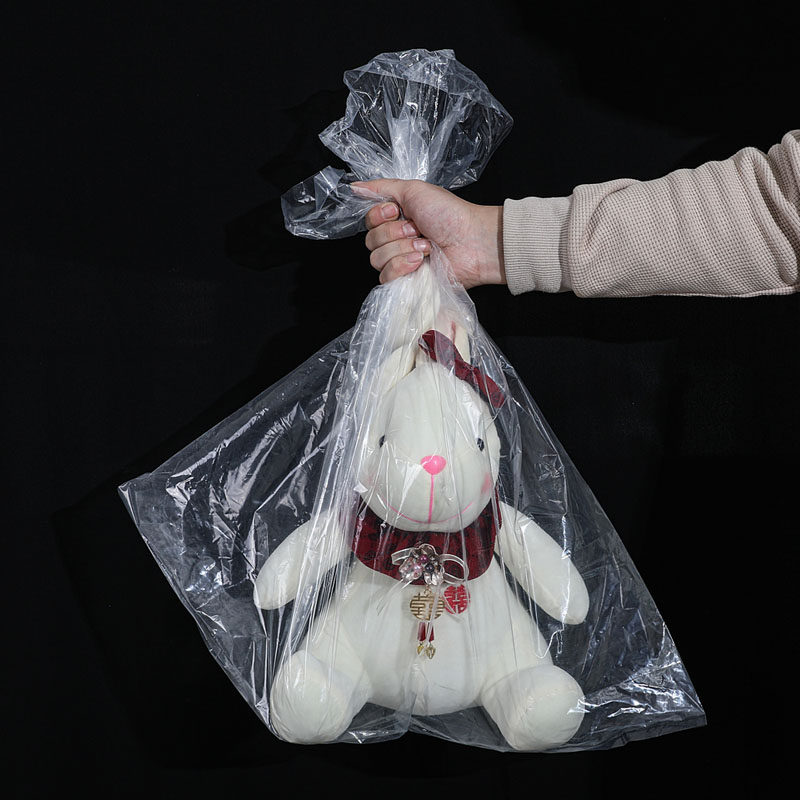 수하물 커버 보호 커버 가방 트롤리 케이스 먼지 커버 분해 없음 투명 두꺼운 내마모성 보관 가방 28 인치