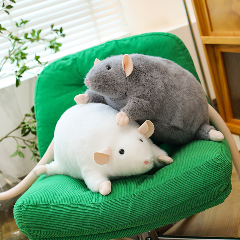 仿真老鼠毛绒玩具可爱生肖鼠