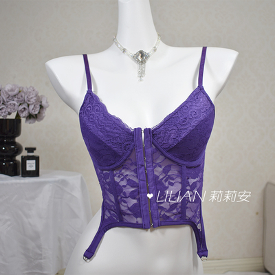 内搭新款蕾丝修身一体式美背上衣