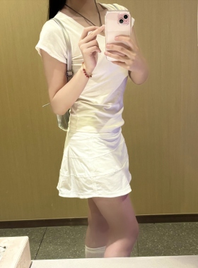 Luluhowdy Pace Rival女士夏季运动短裙显瘦健身瑜伽网球裙带内衬