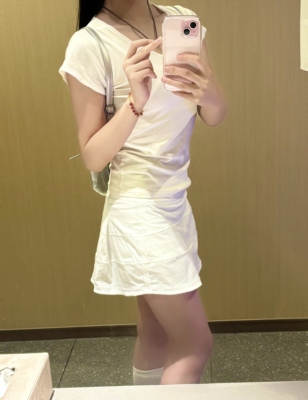 Luluhowdy Pace Rival女士夏季运动短裙显瘦健身瑜伽网球裙带内衬