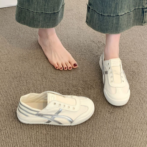 夏季两穿德训小白鞋女百搭