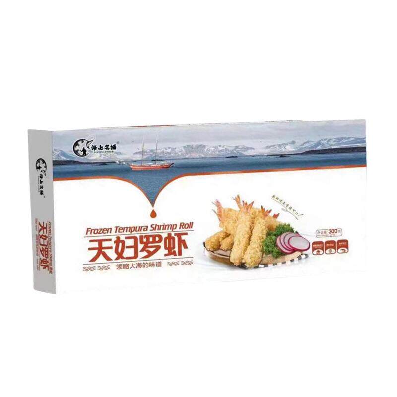 进口黄金天妇罗虾300g半成品油炸海鲜小吃南美白虾商用网红美食材