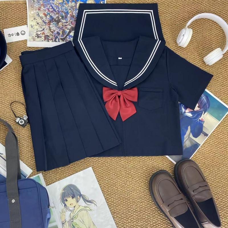樱奈家原创JK制服绀二本水手服