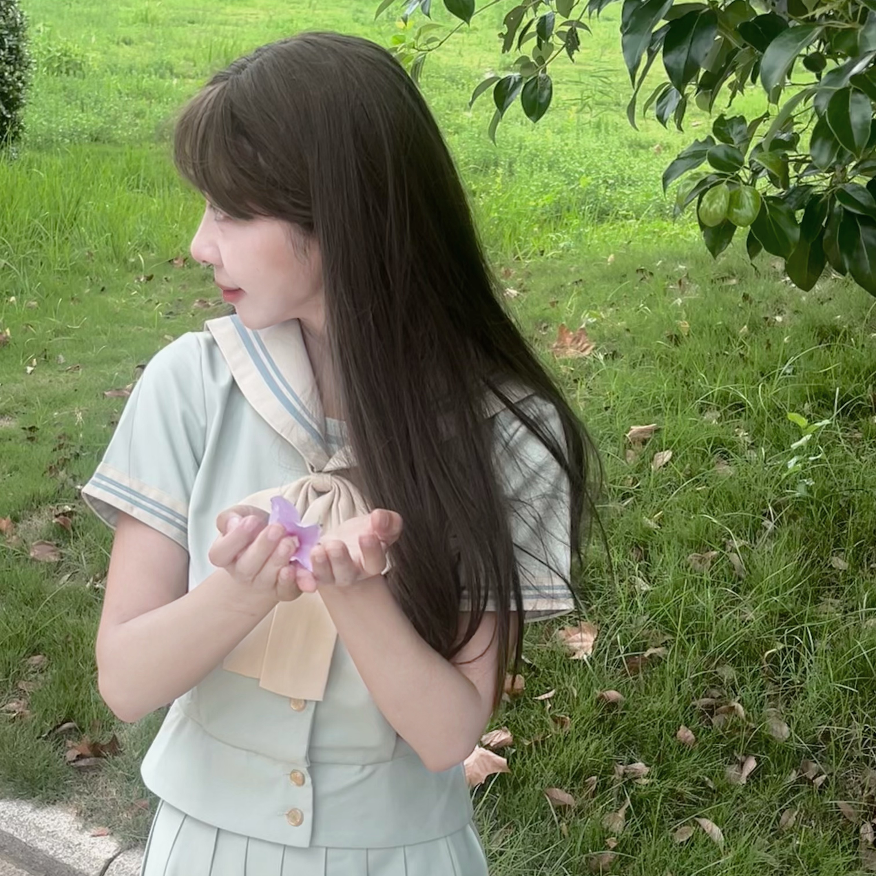 樱奈家原创时夏水手服套装