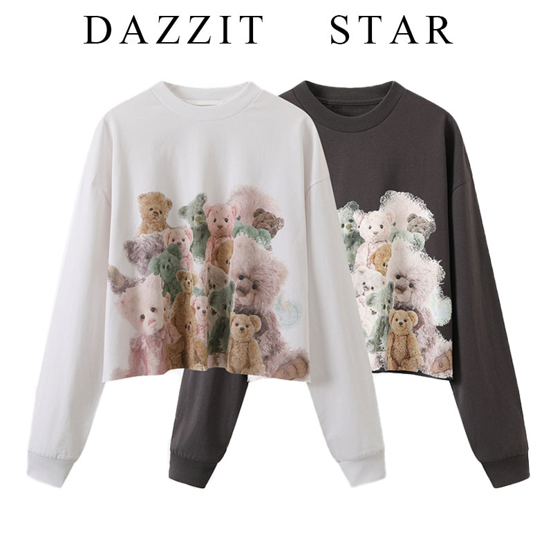 清仓特价不退不换2025秋新款潮韩版百搭宽松可爱长袖T恤卫衣打底