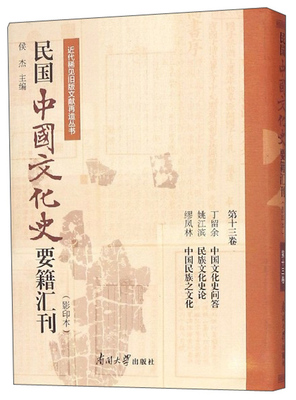 正版包邮 民国中国文化史要籍汇刊:第十三卷:丁留余 中国文化史问答 姚江滨 文化史 缪凤 侯杰 书店 文化史书籍 畅想畅销书