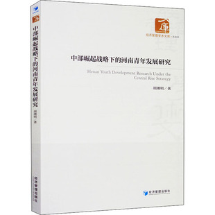 正版包邮 中部崛起战略下的河南青年发展研究 胡湘明 著 经济管理学术文库 社会科学 青年发展研究 经济管理 经济管理出版社