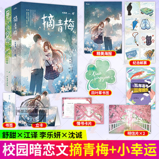 摘青梅+小幸运 车厘酒著甜萌治愈小说 校霸竹马小青梅 现代都市青梅竹马校园文学青春言情小说实体书图书籍 悦读纪官方正版