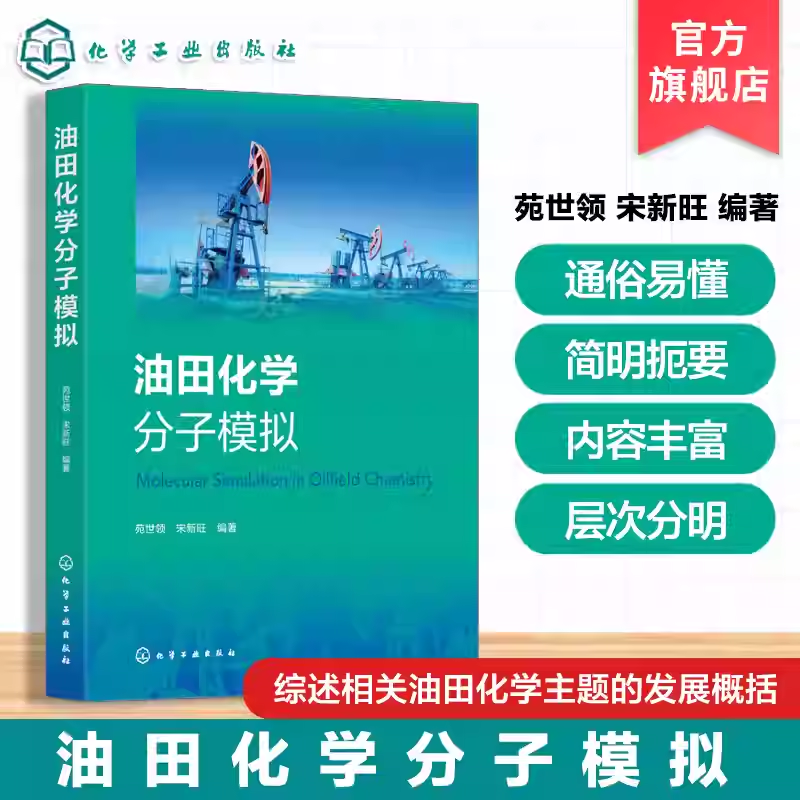 油田化学分子模拟 油田化学概论与分子模拟原理 分子模拟技术指南 油藏流体行为 化学反应机理 材料性能预测 案例解析与实验工具书