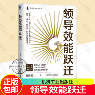 领导效能跃迁 田俊国 高效能管理 组织管理 领导力 DACES模型 组织运营 企业经营管理学书籍 9787111799870 机械工业出版社