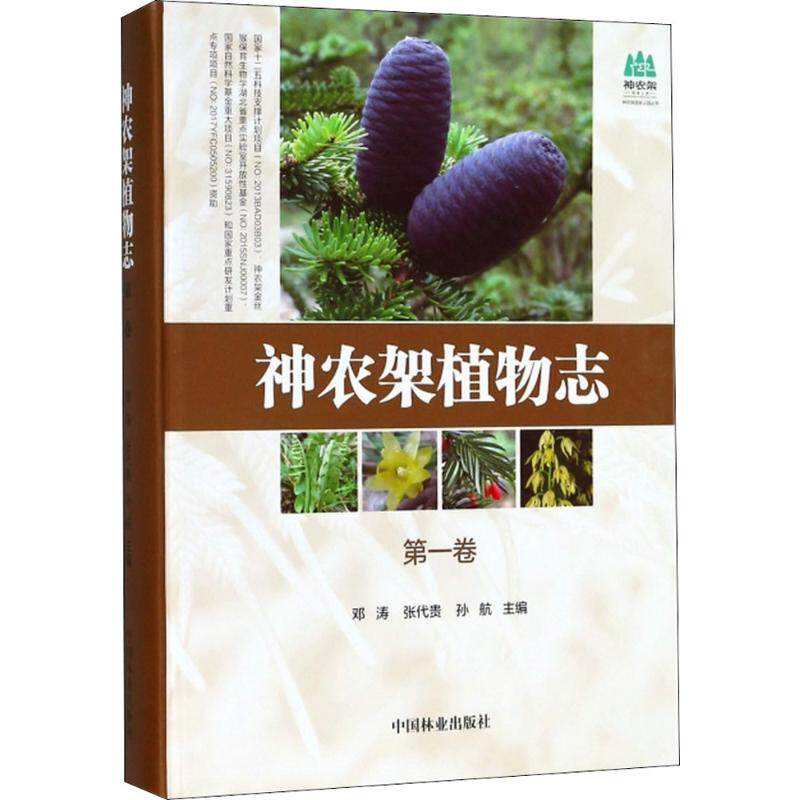 正版包邮 神农架植物志(一卷)(精)/神农架国家公园丛书 湖北神农架植物资源生态分布 神农架原生归化及栽培维管束植物研究
