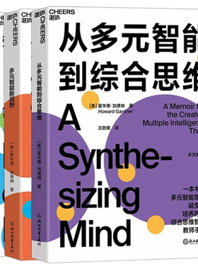 多元智能新视野+从多元智能到综合思维+智能的结构 3册 了解多元智能理论的诞生之路 培养跨学科思维智能的教师手边书 心理学书籍