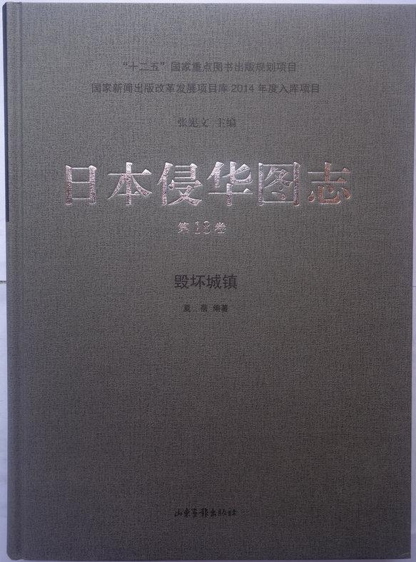 正版包邮 日本侵华图志:第18卷:毁坏城镇 张宪文 书店历史 书籍 畅想畅销书