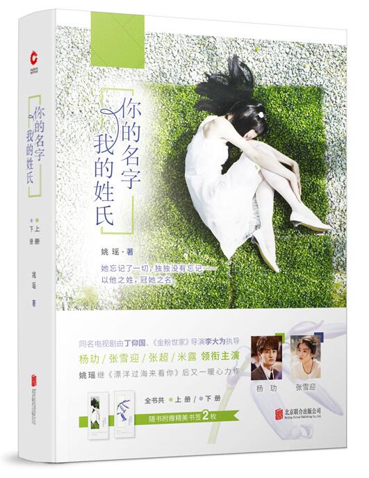 正版包邮 你的名字我的姓氏全两册 现货 杨玏x张雪迎 主演电视剧小说