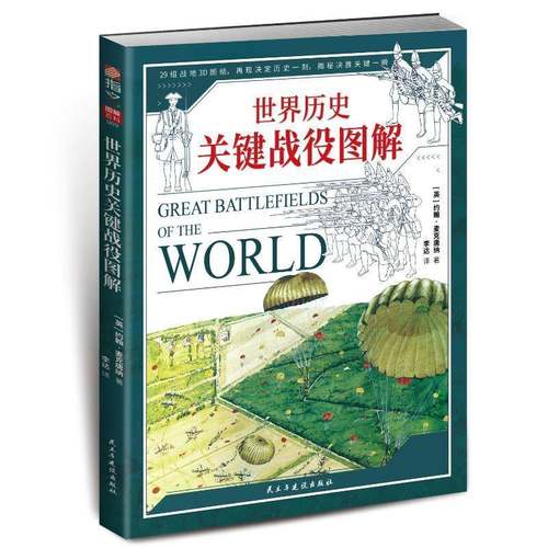 正版 世界历史关键战役图解 约翰·麦克唐纳 指文图解百科世界军事重大战役3D绘图还原战场武备革新战役复盘色当战役阿拉曼战役