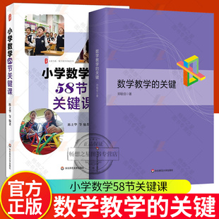 数学教学的关键+小学数学58节关键课 分析评论义务教育数学课程标准 数学教学培训用书 华东师范大学出版社